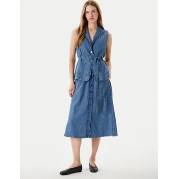 Pánská vesta United Colors Of Benetton Vesta 2KOWDJ00Z Modrá Regular Fit M