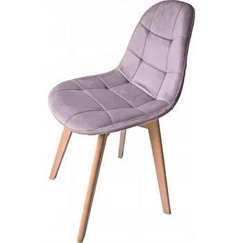 Jídelní židle TRENDIE Sametová židle Montreal starorůžová