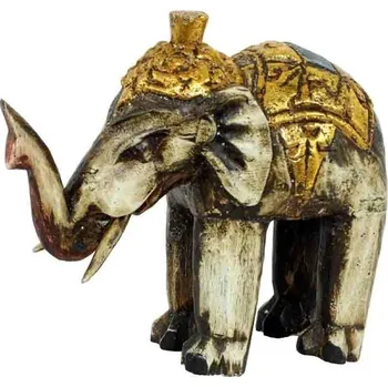 Vánoční ozdoba Slon antik - dřevořezba