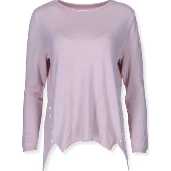 Dámský svetr 8863 halenka úplet barva: růžová-starorůžová