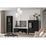 Obývací stěna (MM-3+4+6) KENORA černý Painflow