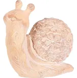 Šnek - magnesium, větší, vzor květin, imitace dřeva