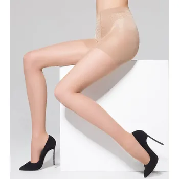 Dámské punčochy Mura dámské elastické podpůrné formující punčocháče 20DEN SABBIA 4