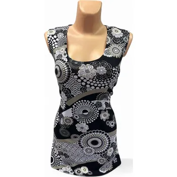 Top JANKA, Barva Černá, Velikost XXXL 54, Materiál 96% Viskoza 4% Lycra