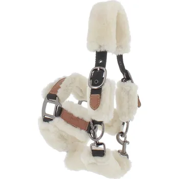 PENELOPE Ohlávka s beránkem Soft Penelope, black/beige FULL