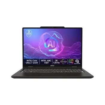 Notebook MSI Venture 16 AI A2HMG-036CZ/Core Ultra 7 255H/32GB/1 TB SSD/16" 2K (2048 x 1280),OLED 120Hz/ Win 11 Home/černá