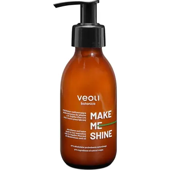 Vlasová regenerace Veoli Botanica Make Me Shine vyhlazující a lesklá laminovací maska na vlasy s 3% VegeKer Plus a 2% olejem ze semen luční pěny, 140 ml