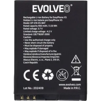 Pouzdro na mobilní telefon EVOLVEO originální baterie 900 mAh pro EasyPhone XS (EP-570)