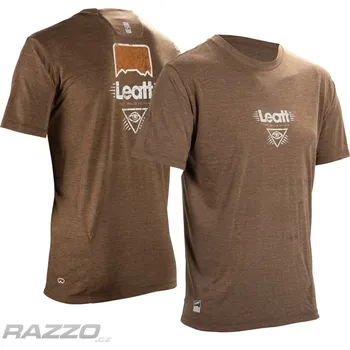 cyklistický dres Dres na kolo Leatt MTB Gravity 1.0 Jersey Loam 2025 M
