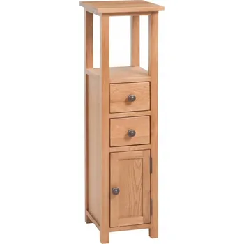 Šatní skříň VidaXL Skříň do obývacího pokoje 26 x 96 x 26 cm šuplík z přírodního dubu