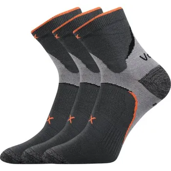 Pánská móda Ponožky VoXX 3 kusy v balení Maxter tmavě šedá Velikost: 43-46