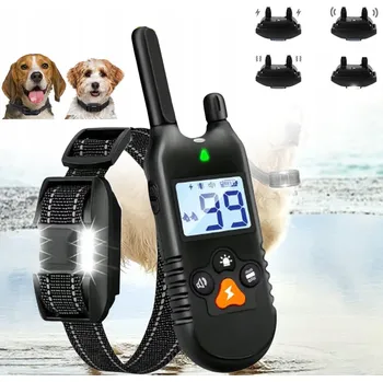 Obojek pro psa ELEKTRONICKÝ OBOJEK PRO VÝCVIK PSA PROTI ŠTĚKÁNÍ VODĚODOLNÝ + DÁLKOVÉ OVLÁDÁNÍ