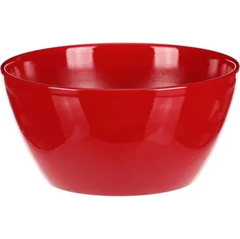 Obal na květináč Obal na květiny - terakota, pr. 25 cm, barva červená