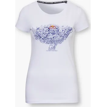 Dámské tričko Red Bull Doodle Art dámské triko bílé S