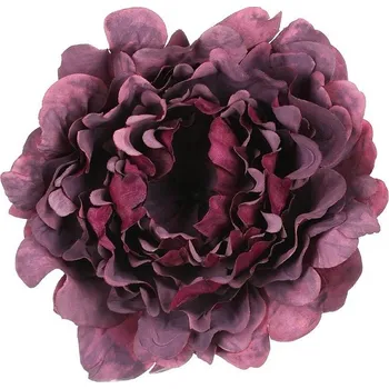 umělá květina Pivoňka - umělý květ, barva tm. fialová, cena za balení (6 ks)