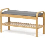 Nábytek PEGAS s.r.o. Botník, bambus, přírodní, DR-N1016 GREY2