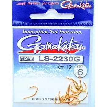 Rybářský háček Háčky Gamakatsu LS-2230 N/L vel. 18 13 ks ZLATÉ