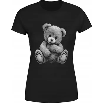 MEDVÍDEK TRIČKO S MEDVÍDKEM, PLYŠOVÝ DÁMSKÝ POTISK, DÁMSKÉ TRIČKO