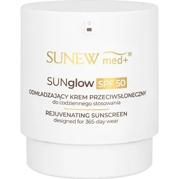 Přípravek na opalování Sunewmed+ - SUNglow opalovací krém SPF 50 Krémy na obličej 80 ml unisex