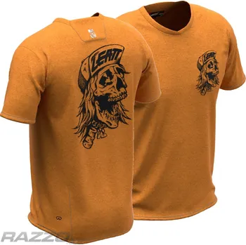 cyklistický dres Dětský dres na kolo Leatt MTB 2.0 All-Mtn Junior Jersey Rust 2024 KS