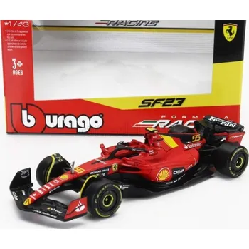 autíčko Model Scuderia Ferrari SF-23 BBurago #55 Sainz Monza 2023 1:43