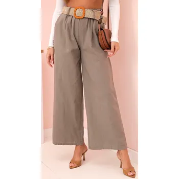 Dámské lněné kalhoty 9806-1 Fango uni Dámské kalhoty Dámské lněné kalhoty 9806-1 Fango uni