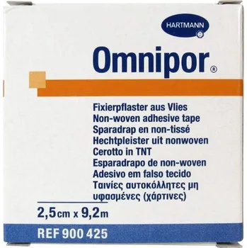 Náplast HARTMANN Omnipor netkaný textil cívka 2,5 cm x 9,2 m 1 ks