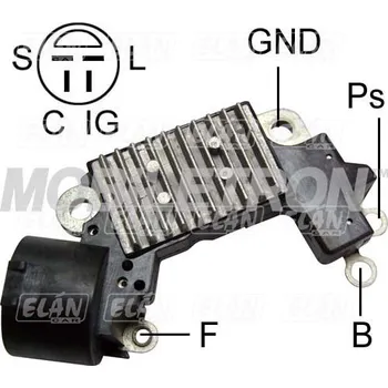 Alternátor Regulátor napětí alternátoru Hitachi LR160-729C,