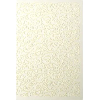 Barevný papír Galeria Papieru ozdobný papír Flock 220g, 5ks Barva: Tmavě béžová