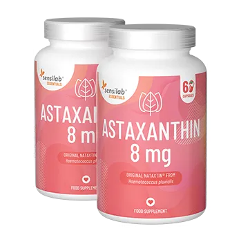 Zdraví Essentials Astaxanthin 8 mg, vysoká dávka – Vegan, 120 kapslí