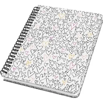 Karton PP Blok Sigel Wild Hearts, A5, 60 listů, tečkovaný