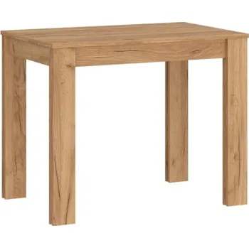 Jídelní stůl Rozkládací stůl Kammono 90/135/180 cm - KAM Zlatý dub / vložka zlatý dub 90x75 cm