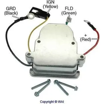 Alternátor Regulátor napětí alternátoru Motorola USA 8RG2035A,