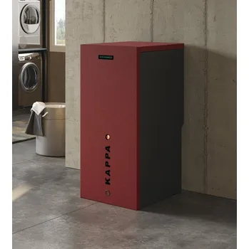 Kotel Malý kotel na pelety EK63 KAPPA 240 výkon 6-24 kW se zásobníkem 60 kg šířka 55 cm