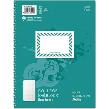 Blok Ursus Style Blok KOLLEGBLOCK URSUS, A5, perf, čtvereček