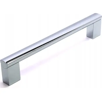 Nábytkové kování Nábytková úchytka klasická stříbrná lesklá 19,5 x 1,6 x 3,7 cm