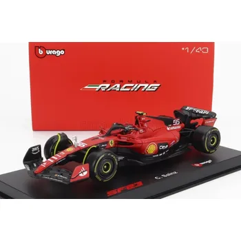 autíčko Model Scuderia Ferrari SF-23 BBurago #55 Carlos Sainz 2023 1:43 Signature