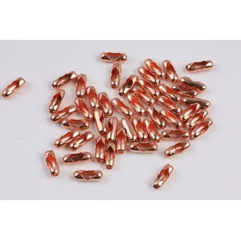 Korálek Koncovka na kuličkový řetízek čistá měď 2.4mm