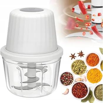 Kráječ na chleba 400 ML KRÁJEČ NA CIBULI, ELEKTRICKÝ SEKÁČEK POTRAVIN NA ČESNEK