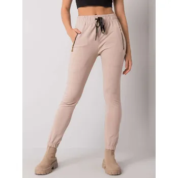 Dámské kalhoty Tepláky RV DR 7073.09P béžová S