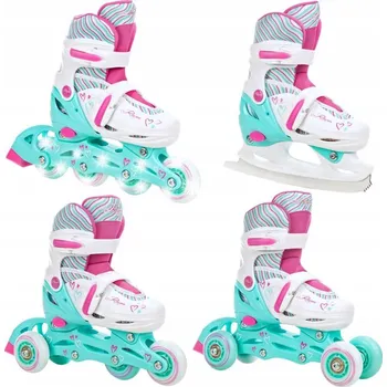 Kolečkové brusle Raven Loret 4v1 EU 30-33, dámský (se zoubky) + DÁREK