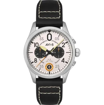 Hodinky AVI-8 AV-4089-0B Spitfire Lock Chronograph 42mm 5ATM