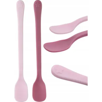 Obraz Akuku První lžička pro krmení, růžová, pro učení se jíst, 2 kusy