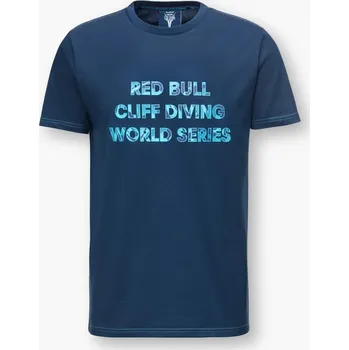 Pánské tričko Red Bull Cliff Diving triko s logem modré M