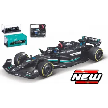 autíčko Model Mercedes AMG Petronas F1 W14 BBurago #63 George Russell 2023 1:43 Signature