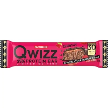 Nutrend Qwizz protein bar 60 g čokoláda malina