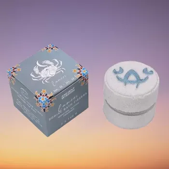 Kosmetická sada Šumivé bomby do koupele znamení Rak – Dárková sada s horoskopem