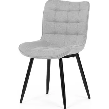 Nábytek PEGAS s.r.o. Jídelní židle, šedá, látka, HC-462 SIL2