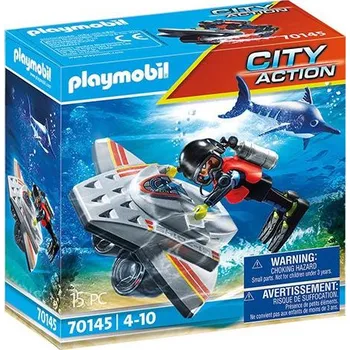 Stavebnice Playmobil Potápěčský skútr Playmobil 70145