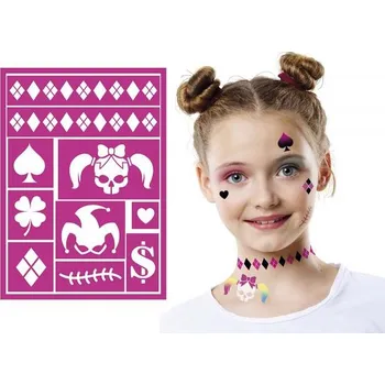 Karnevalový doplněk Šablona Harley Quinn GU15851x